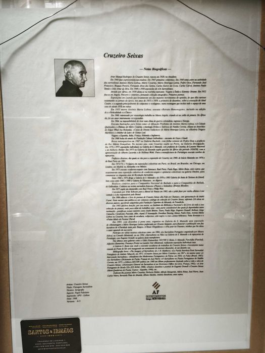 Serigrafia Cruzeiro Seixas - Certificada