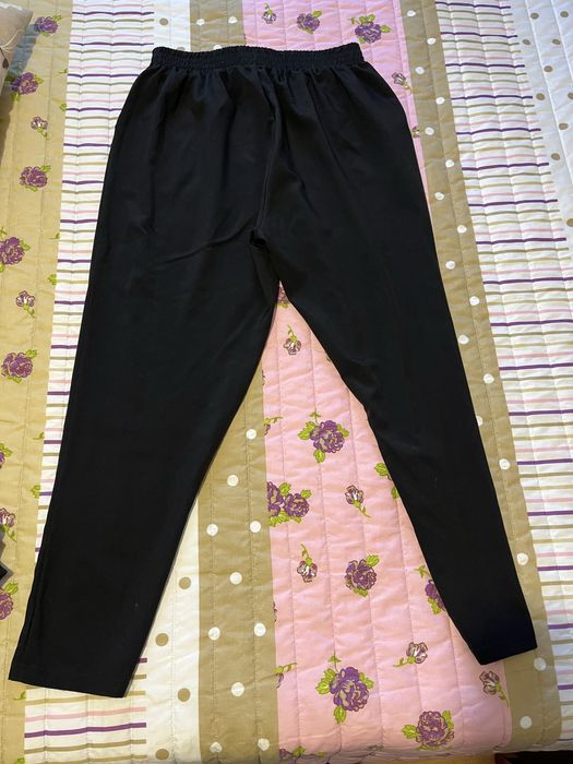 Calças pretas senhora elasticas e versáteis usadas 1 x tam XL