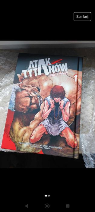 Manga atak tytanów twarda oprawa