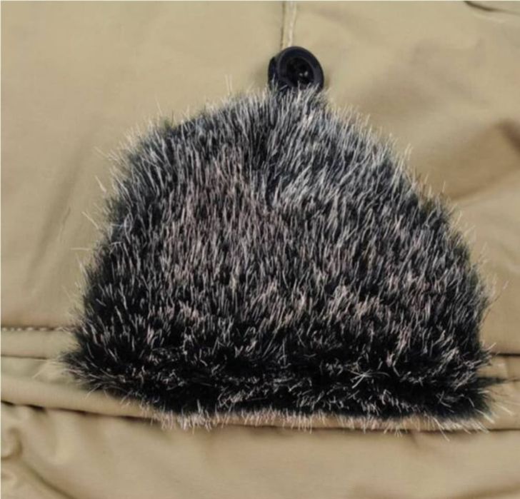 Czapka chłopięca zimowa uszatka beżowa 54 cm