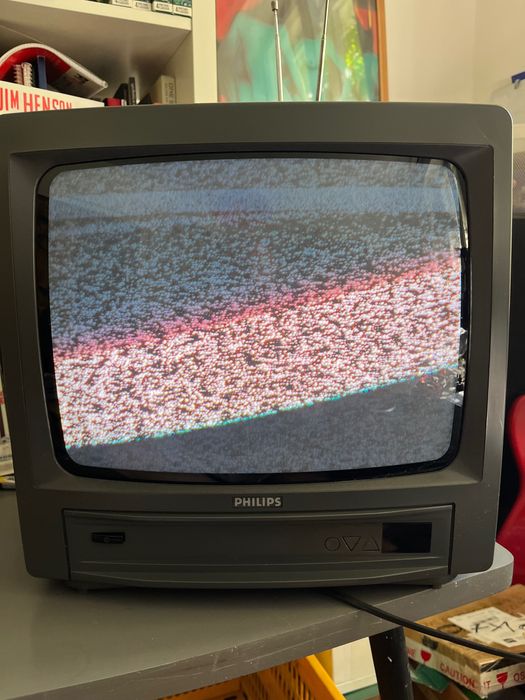 Telewizor Phillips CRT 14" Retro Granie Pegasus Atari Commodore VHS