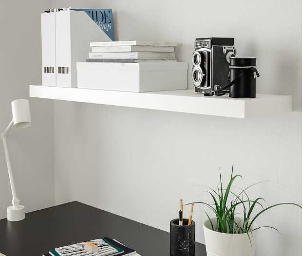 Estante de Parede branca LACK IKEA