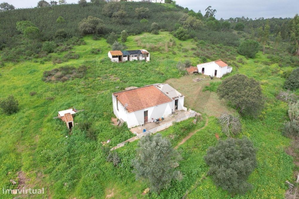Quinta com casa e arrecadações com 23000m2 e dois poços na Senhora do