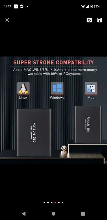 SSD Переносний(кишеньковий) 1 TB