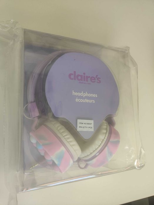 Headphones novos da Claires com bolhas
