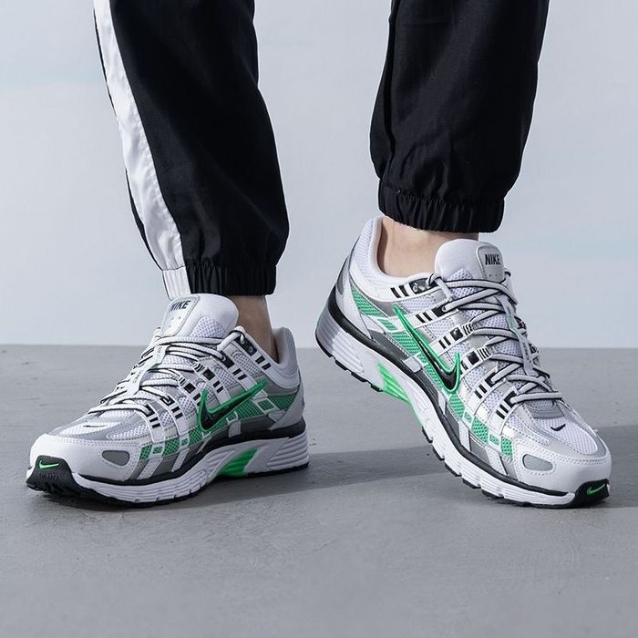 Кросівки Nike P6000 White Green Взуття Найк Кроссовки Топ Постачальник