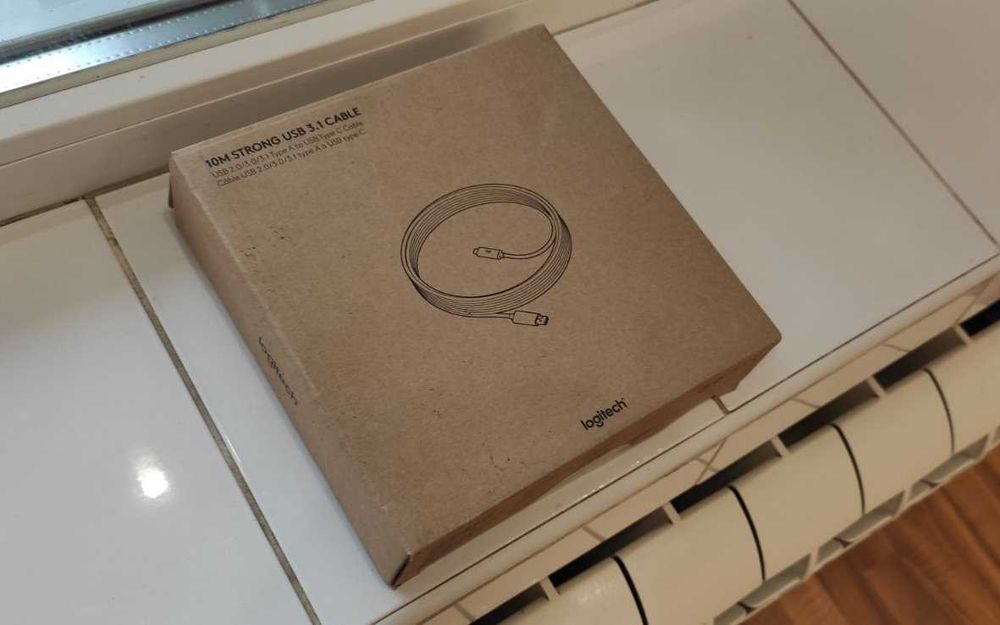 10метров Кабель USB Type-C Logitech USB 3.1 c усилителем встроеным