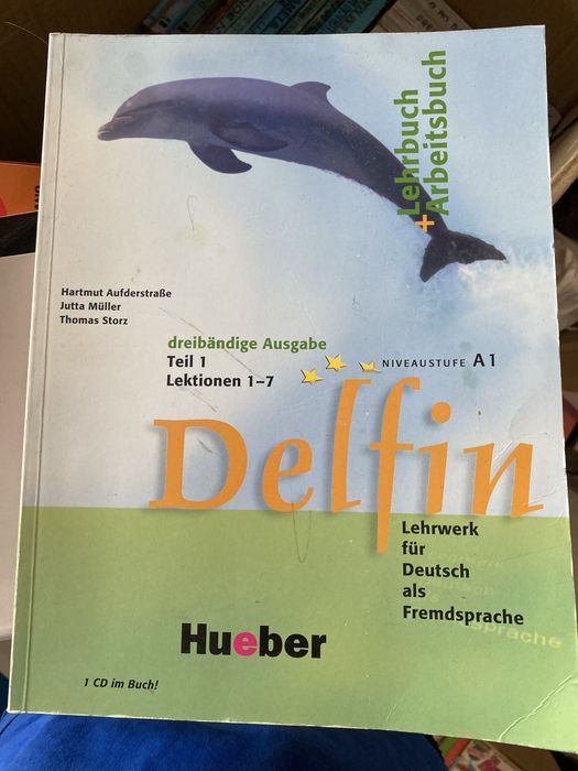 Livro de estudo de alemão Delfin