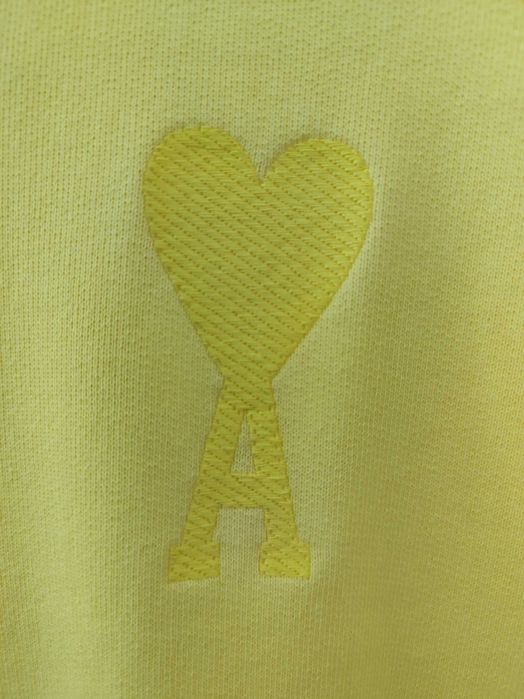 Худі AMI Paris Ami de Coeur Hoodie Lemon