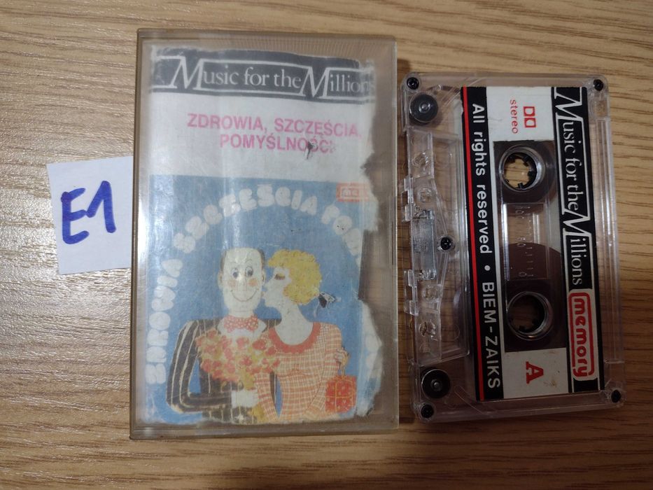 Kaseta Zdrowia Szczęścia Pomyślności muz. weselna Jarocka Santor Rinn