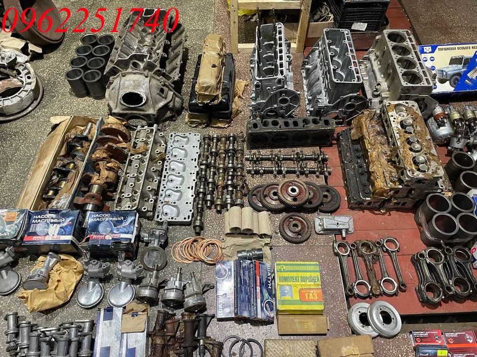 Запчасти двигателя Уаз, Газ 21 Газ 24, Газ 53 Газ 66, Змз 402, Змз 406
