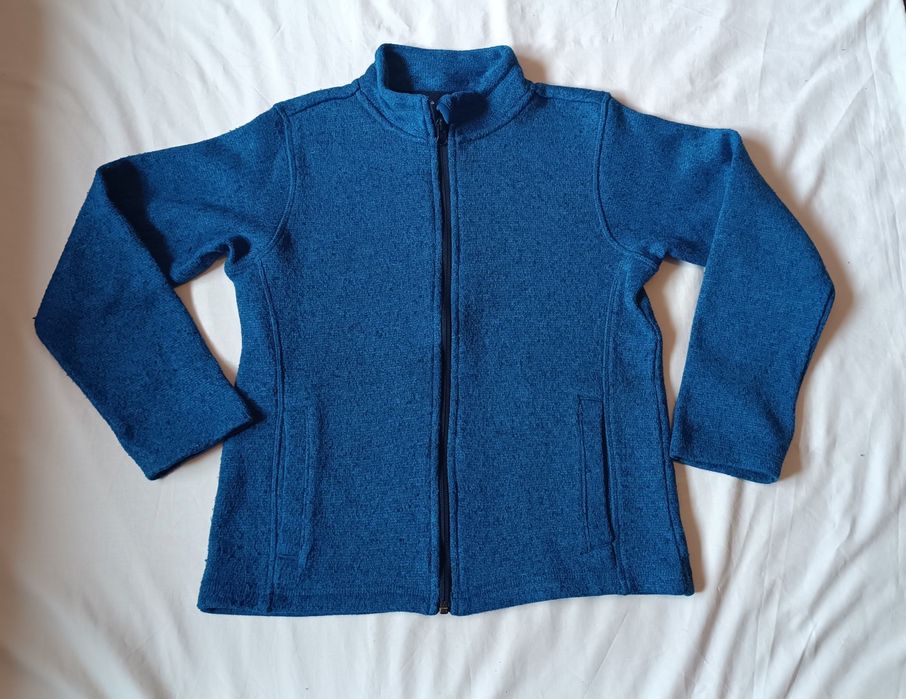Casaco azul polar. 8 a 10 anos