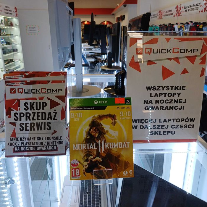 Gra XBOX ONE / X Series NOWA Mortal Kombat 11 PL Gwar 1 Rok QUICK-COMP