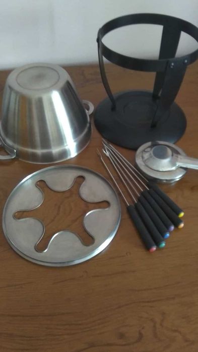 Panela Fondue em inox novo