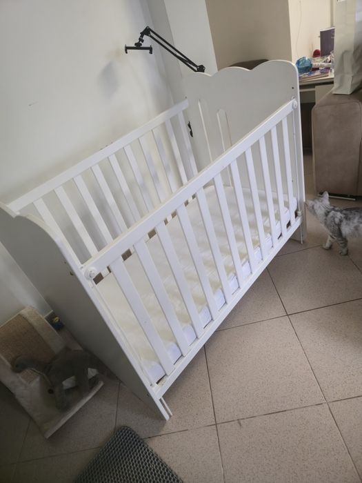 Berço Buhito IKID 60X120 cm, Branco