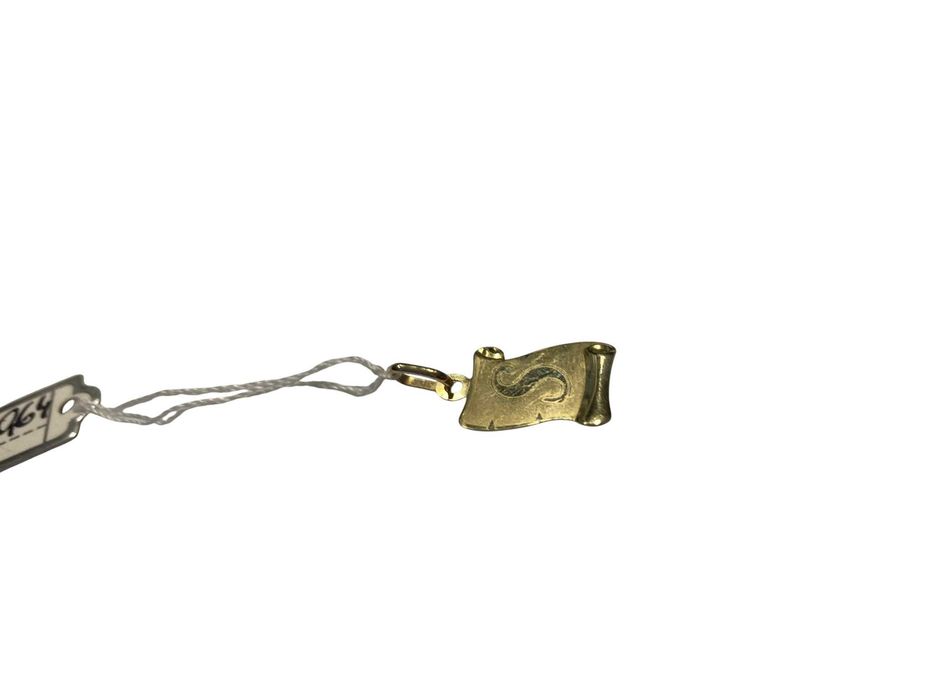 Złota zawieszka 585 0,64g (literka S)