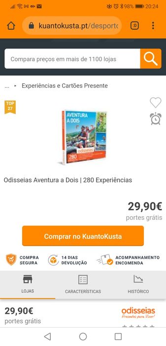 Presente - aventura a dois