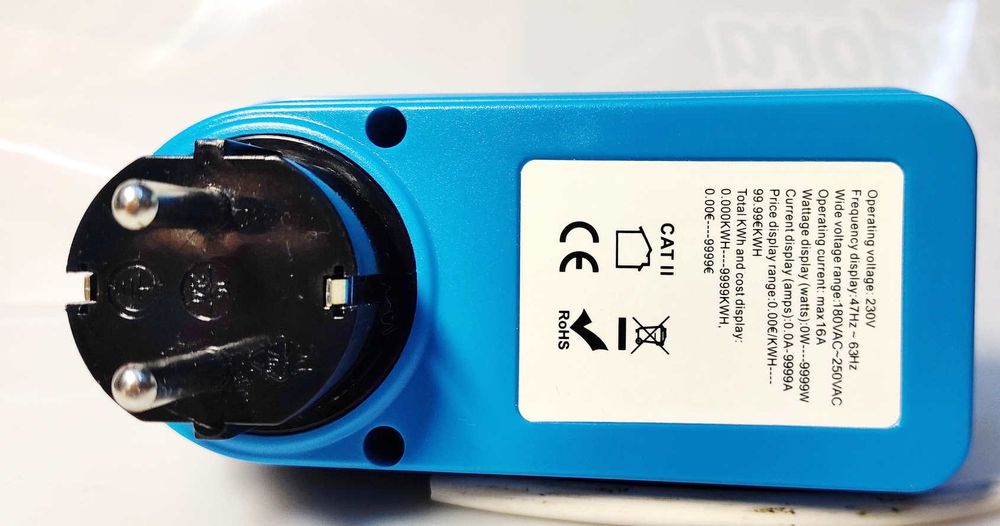 Ваттметр, вольтметр, амперметр, счетчик электроэнергии розетка энергом