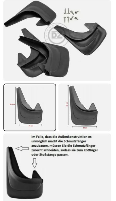 4 para lamas universais NOVOS