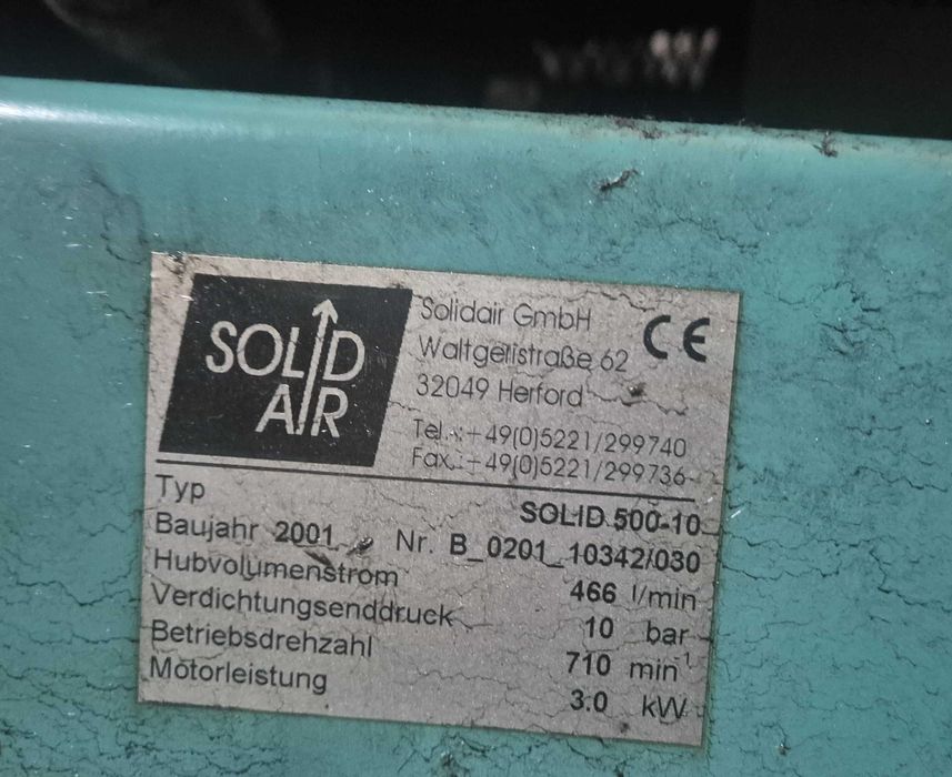 Sprężarka kompresor SOLID AIR SOLID 500-10