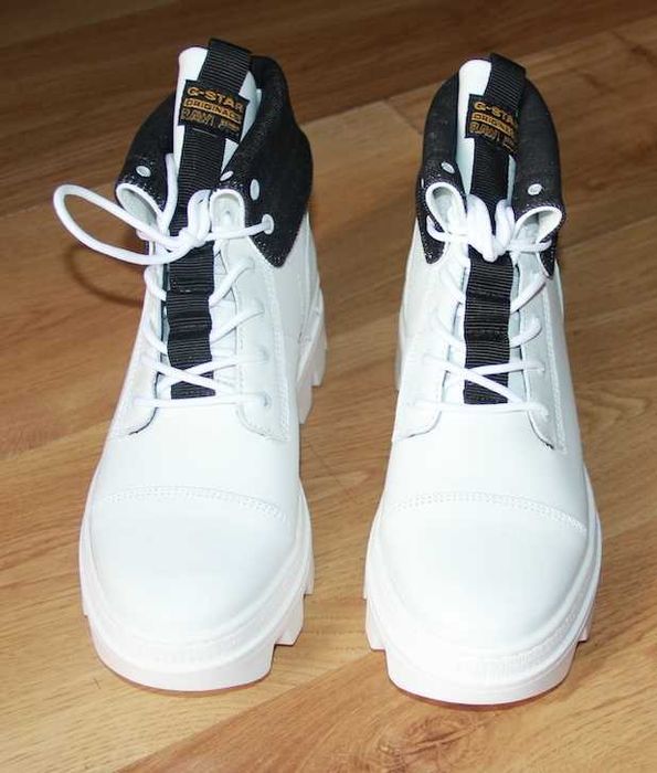 g-star skóra skórzane białe botki kozaki śniegowce sneakersy 40