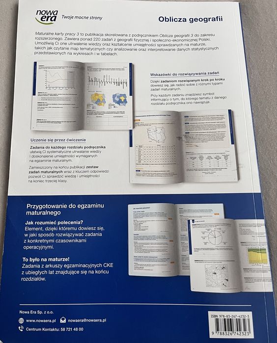 Oblicza geografii 3 - maturalne karty pracy