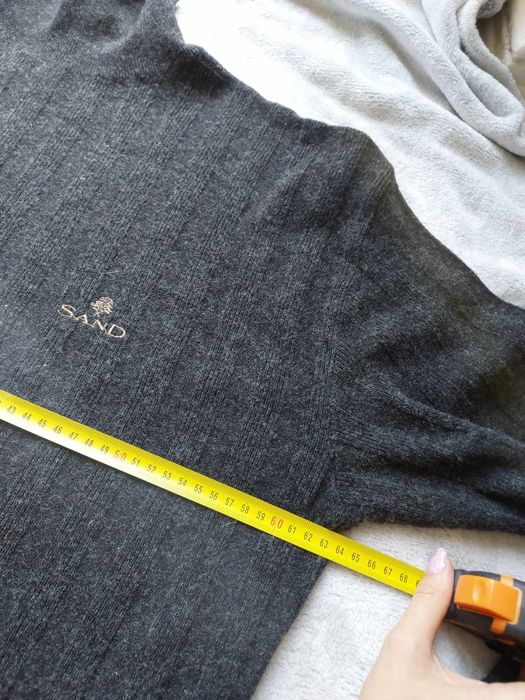 Sweter wełniany oversize, 80%wełny