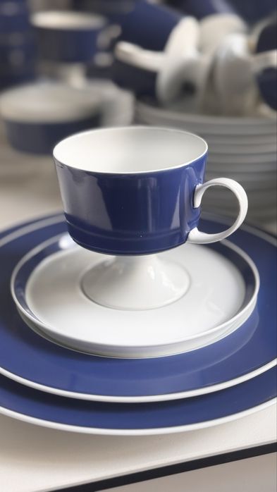 Rosenthal столовий чайний сервіз 99ел, розенталь, кобальт, вінтажний