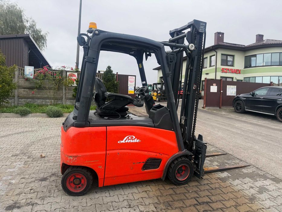 wózek widłowy elektryczny LINDE E20PH 3.80m przesuw pozycjoner 6600mtg