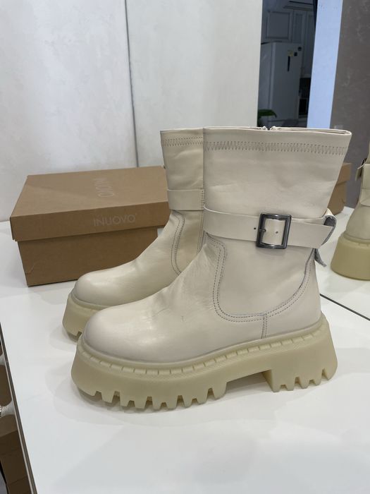 Осінні шкіряні черевики INUOVO, 40 розмір, 25.5см устілка