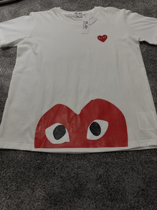T-shirt CDG “Half Heart” White