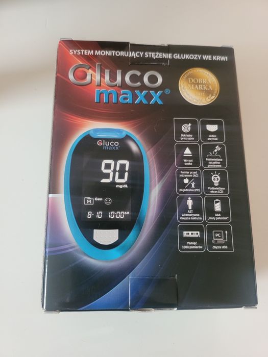 Glukometr nowy Gluco maxx