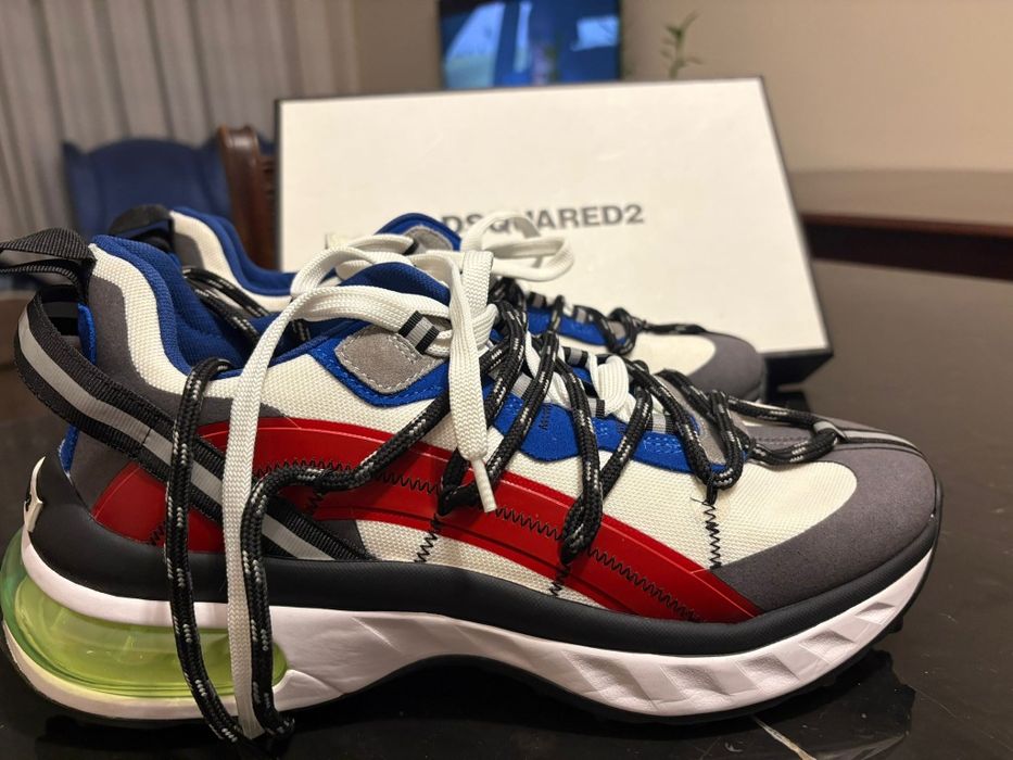 DSQUARED2 Bubble Sneakers – White/Multicolour