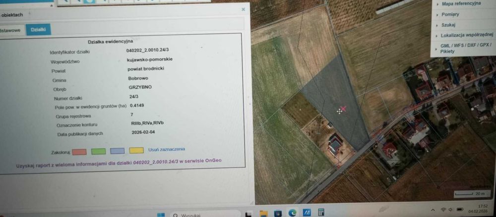 Działka rolno budowlana