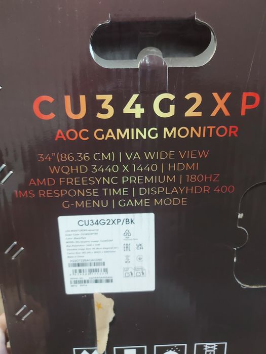 Monitor  Gaming CU34G2XP