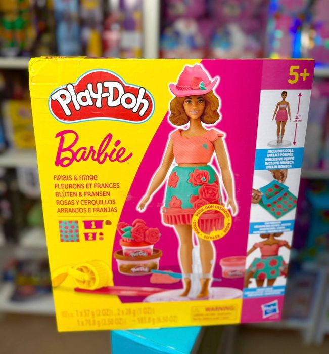 Набір для творчості з масою для ліплення Hasbro PD Barbie Квіти та бахрома