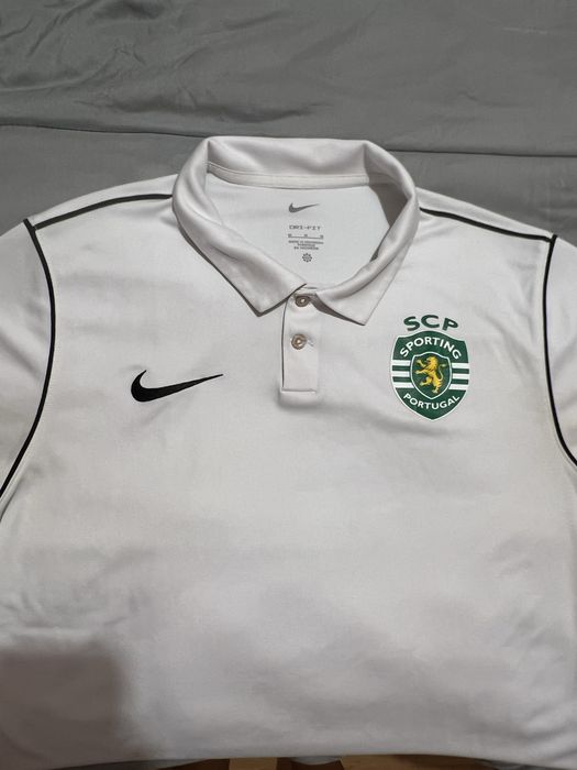 Pólo branco - Sporting NIKE - tam M