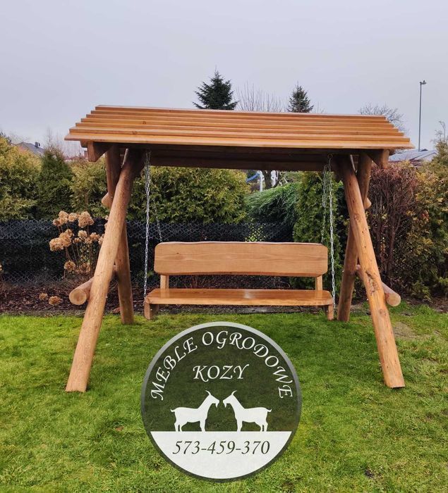 Meble ogrodowe drewniane góralskie biesiadne LITE DREWNO :