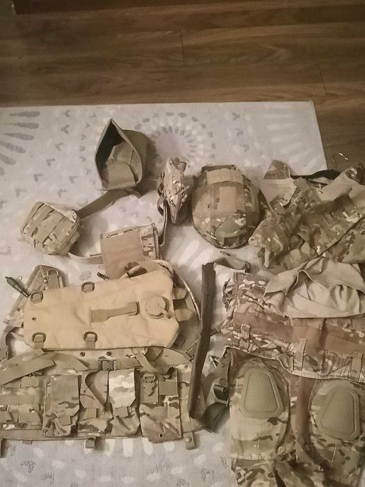 FULL KIT AIRSOFT | Farda , Chest Rig , Capacete , Cinto , Hidration