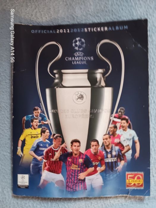 Caderneta de cromos- uefa champions league