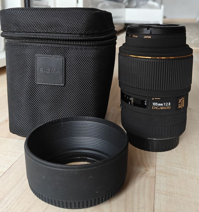 Obiektyw SIGMA 105mm f2.8 EX DG MACRO Canon EF