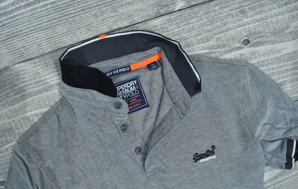 Superdry City Fit Polo Koszulka Polo Męska L