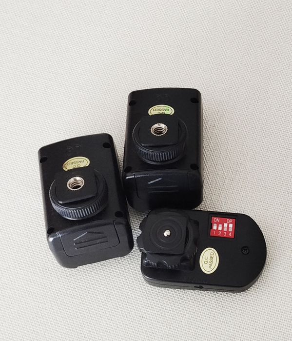 Disparador de flash via rádio