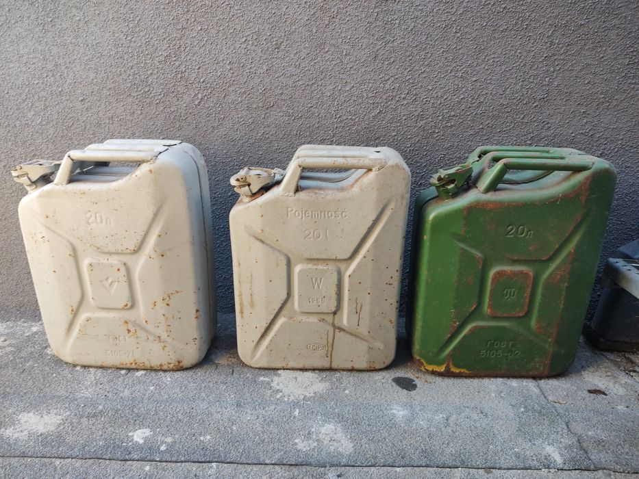 Kanistry metalowe 20l do paliwa