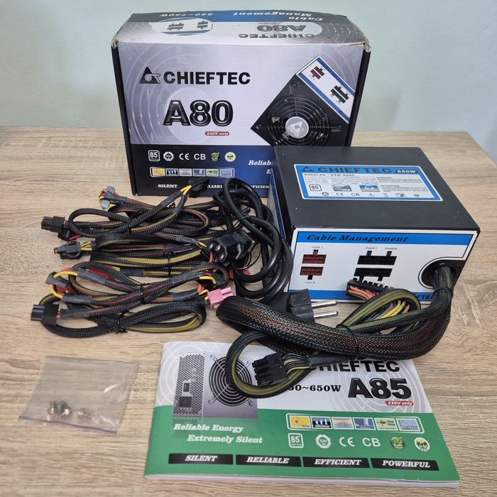 Блок живлення  модульний Chieftec CTG-650C 650W A80