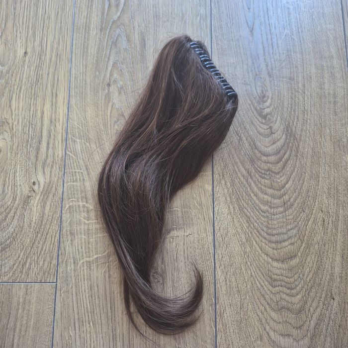 Kucyk doczepiany 100% Naturalne Włosy REMY 40cm 105g Średni Brąz #4 1.85