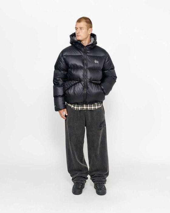 Парка STUSSY Micro Ripstop Down Parka Black/Grey