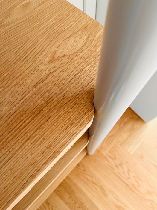 Estante carvalho/metal