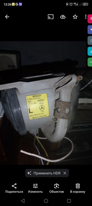 Фара левая ,противотуманки мерседес210 2001