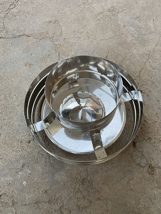 Chapeu para chaminé inox
